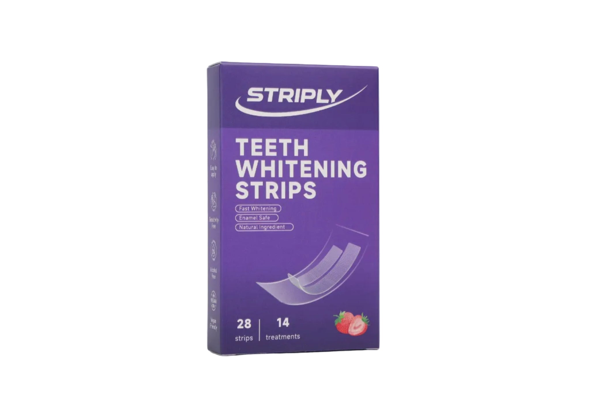 Premium striply whitening strips aardbei