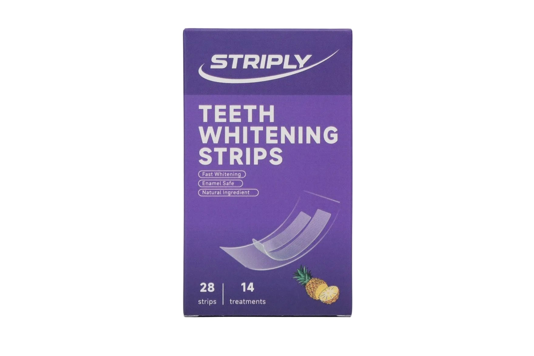 Premium striply whitening strips PAP ananas
