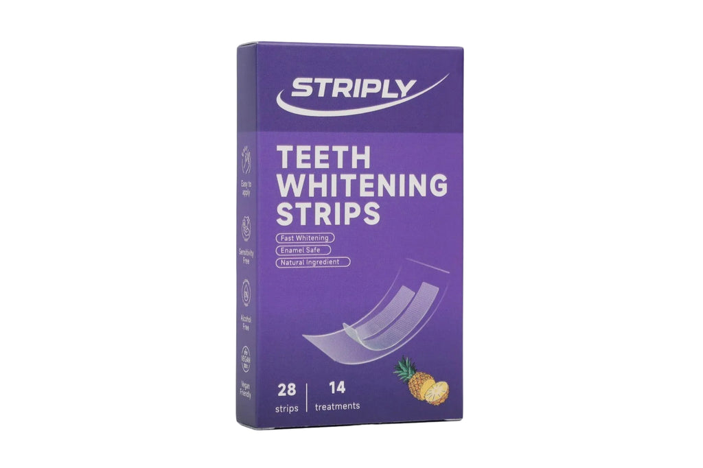 Premium striply whitening strips PAP ananas