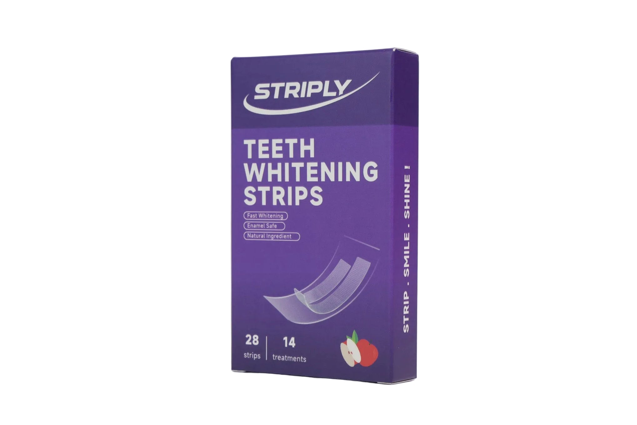 Premium striply whitening strips PAP appel